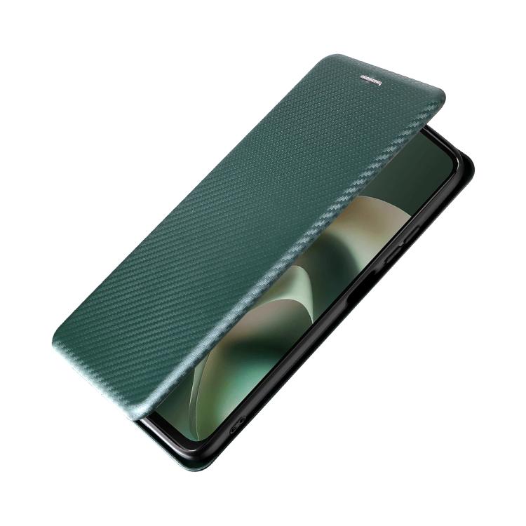 For Motorola Moto G67 Power 5G Carbon Fiber Texture Flip Leather Phone Case