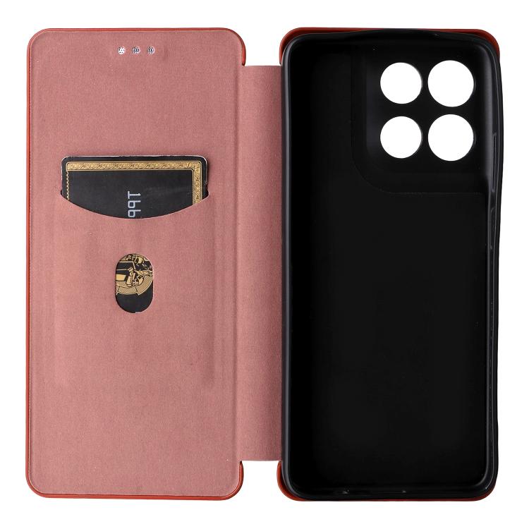 For Motorola Moto G67 Power 5G Carbon Fiber Texture Flip Leather Phone Case