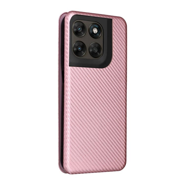 For Motorola Moto G67 5G / G77 5G Carbon Fiber Texture Flip Leather Phone Case