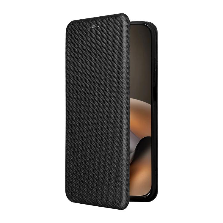 For Motorola Moto G67 5G / G77 5G Carbon Fiber Texture Flip Leather Phone Case