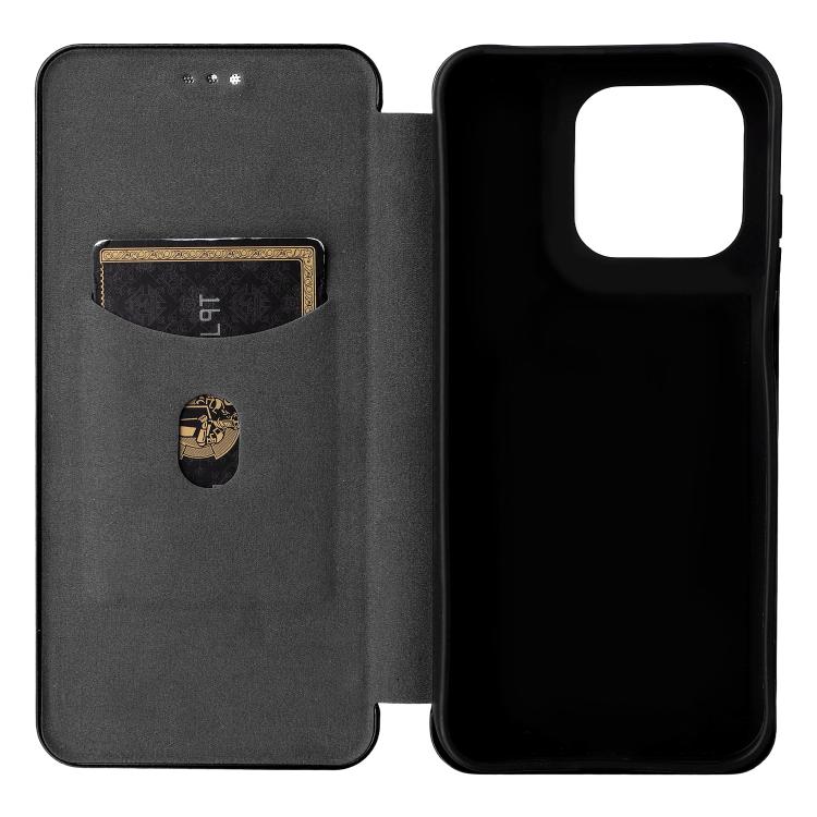 For Motorola Moto G67 5G / G77 5G Carbon Fiber Texture Flip Leather Phone Case