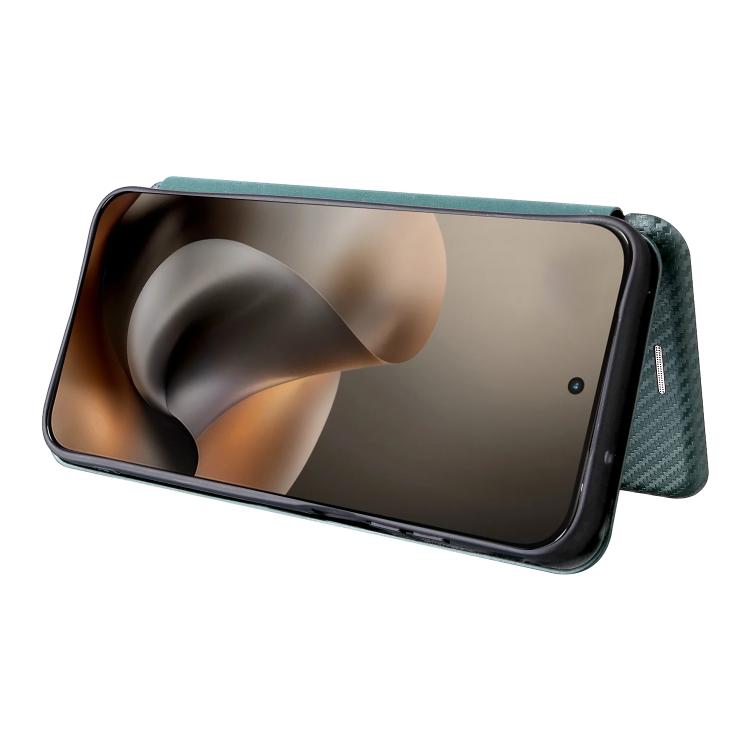 For Motorola Moto G67 5G / G77 5G Carbon Fiber Texture Flip Leather Phone Case