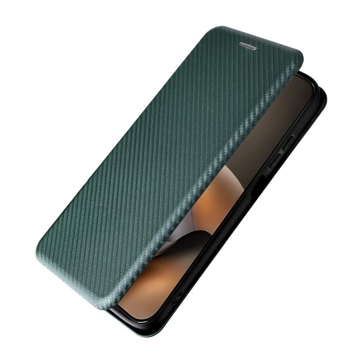 For Motorola Moto G67 5G / G77 5G Carbon Fiber Texture Flip Leather Phone Case