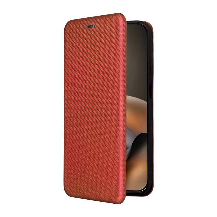 For Motorola Moto G67 5G / G77 5G Carbon Fiber Texture Flip Leather Phone Case