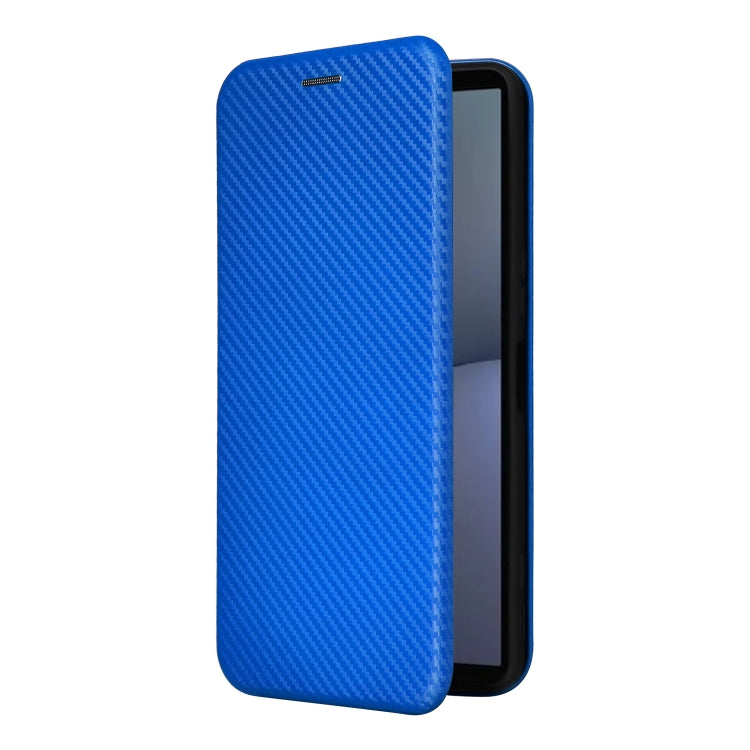 For Sony Xperia 1 VI 2024 Carbon Fiber Texture Flip Leather Phone Case