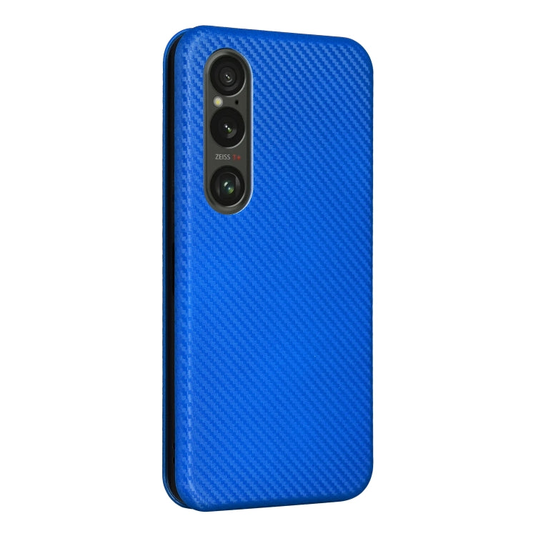 For Sony Xperia 1 VI 2024 Carbon Fiber Texture Flip Leather Phone Case