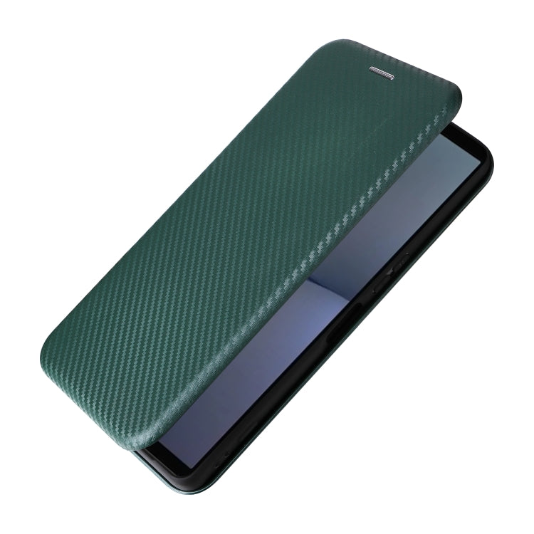 For Sony Xperia 1 VI 2024 Carbon Fiber Texture Flip Leather Phone Case