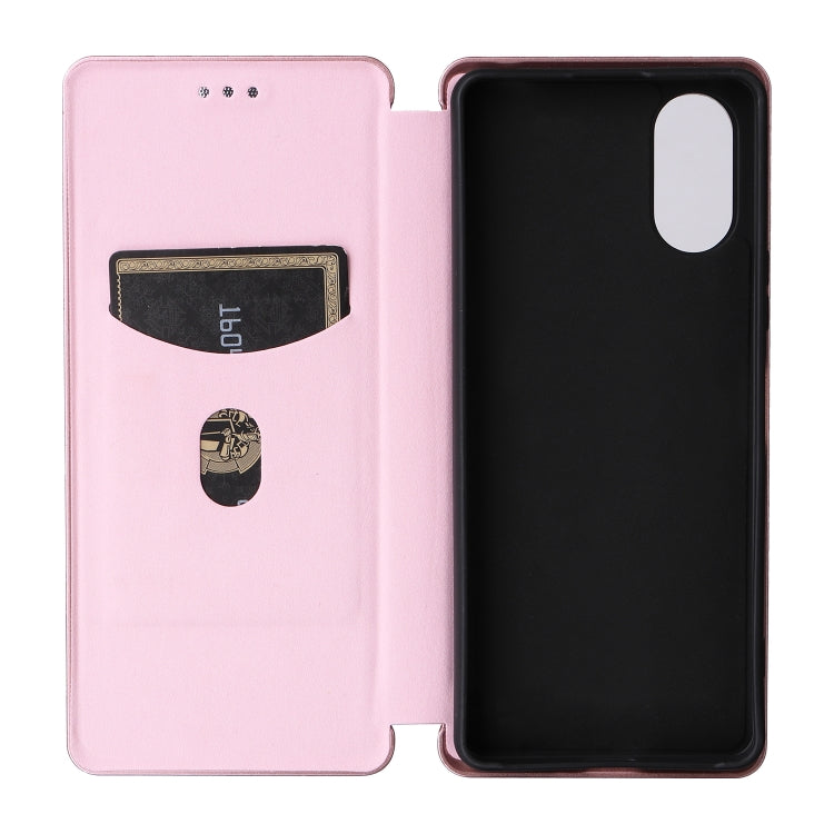 For Sony Xperia 10 VI 2024 Carbon Fiber Texture Flip Leather Phone Case