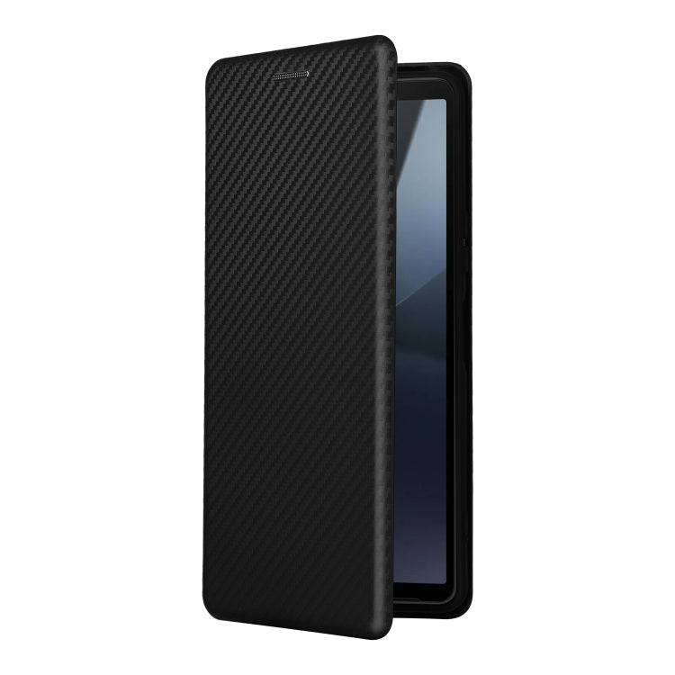 For Sony Xperia 10 VI 2024 Carbon Fiber Texture Flip Leather Phone Case