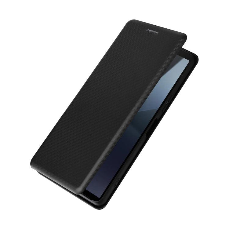 For Sony Xperia 10 VI 2024 Carbon Fiber Texture Flip Leather Phone Case