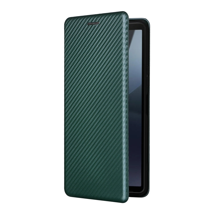 For Sony Xperia 10 VI 2024 Carbon Fiber Texture Flip Leather Phone Case