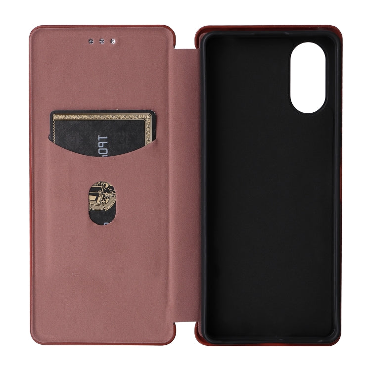 For Sony Xperia 10 VI 2024 Carbon Fiber Texture Flip Leather Phone Case