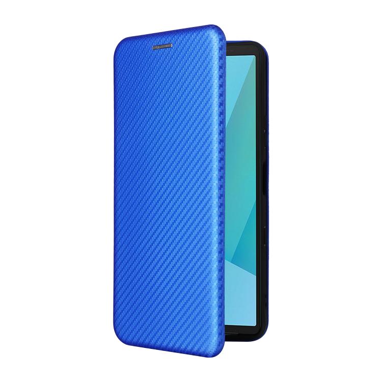 For Sony Xperia 10 VII Carbon Fiber Texture Flip Leather Phone Case