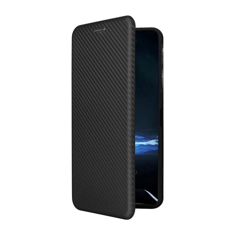 For Sony Xperia 1 VIII Carbon Fiber Texture Flip Leather Phone Case