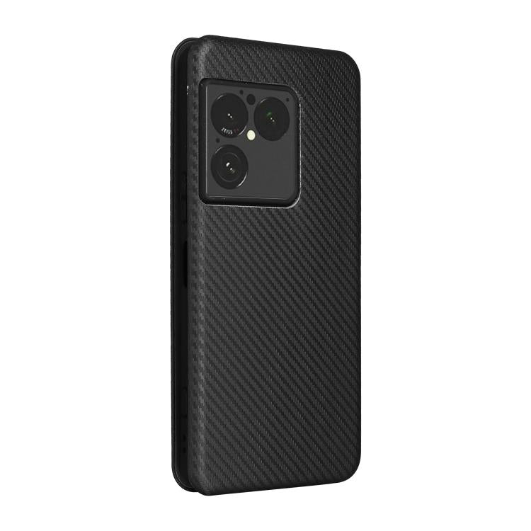 For Sony Xperia 1 VIII Carbon Fiber Texture Flip Leather Phone Case