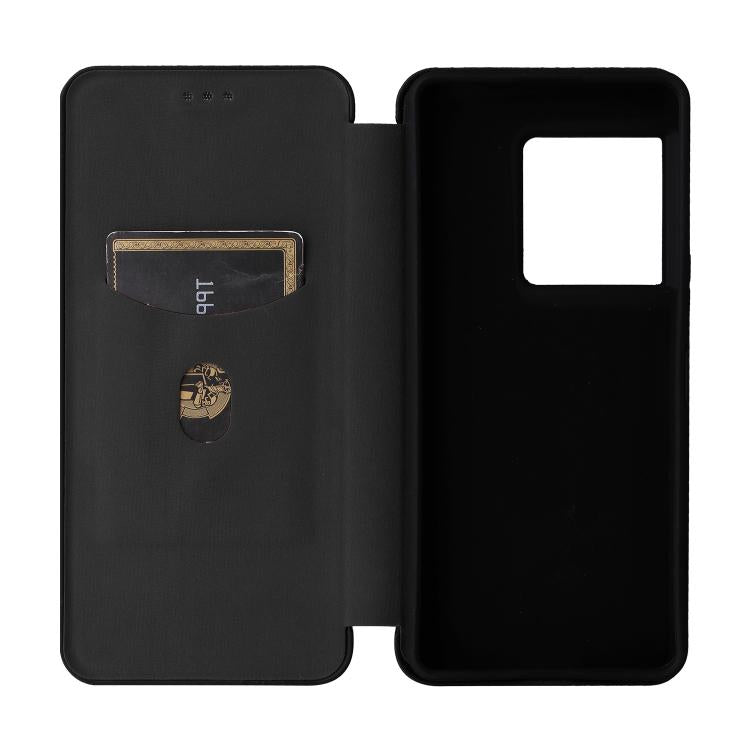 For Sony Xperia 1 VIII Carbon Fiber Texture Flip Leather Phone Case