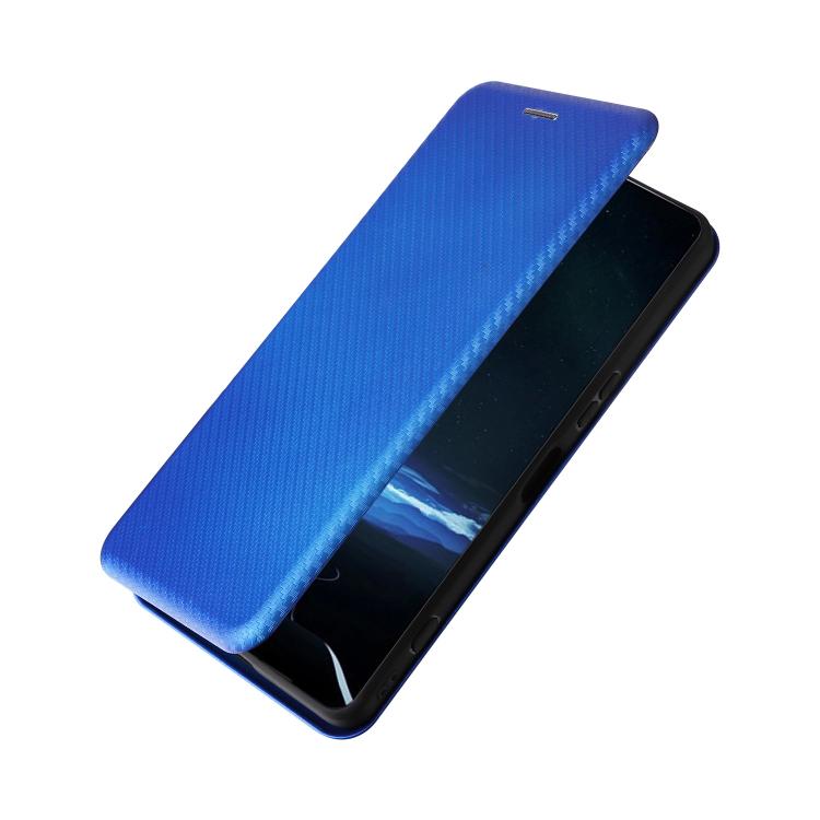 For Sony Xperia 1 VIII Carbon Fiber Texture Flip Leather Phone Case