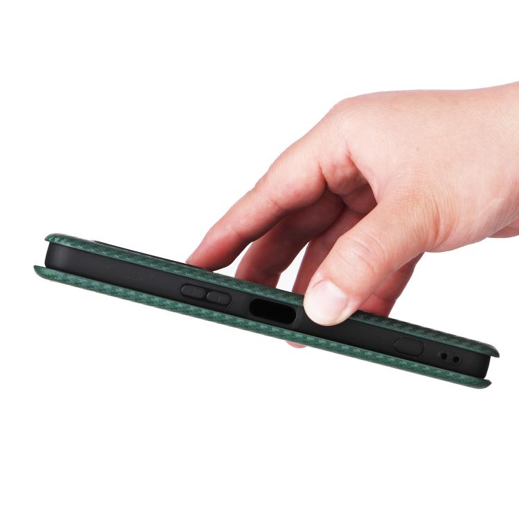 For Sony Xperia 1 VIII Carbon Fiber Texture Flip Leather Phone Case