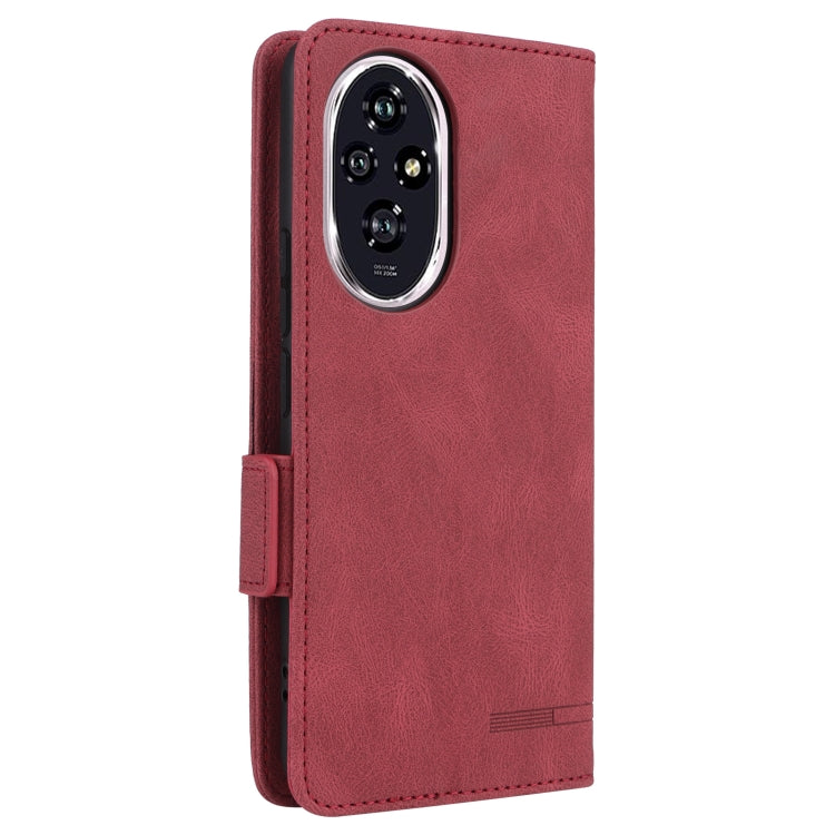 For Honor 200 Magnetic Clasp Flip Leather Phone Case