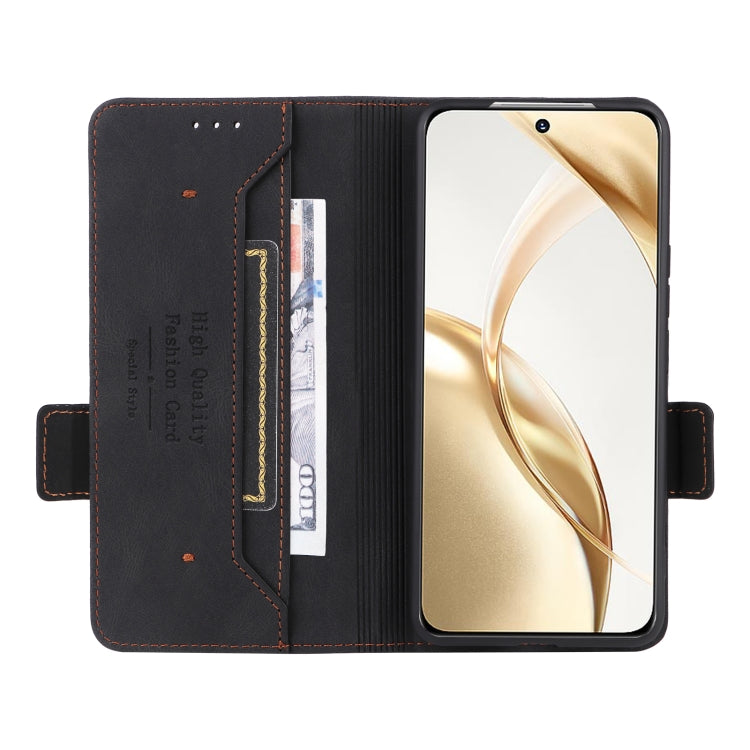 For Honor 200 Magnetic Clasp Flip Leather Phone Case