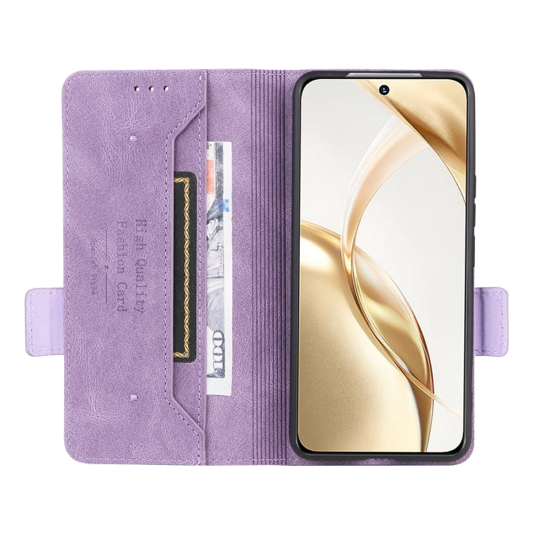For Honor 200 Magnetic Clasp Flip Leather Phone Case