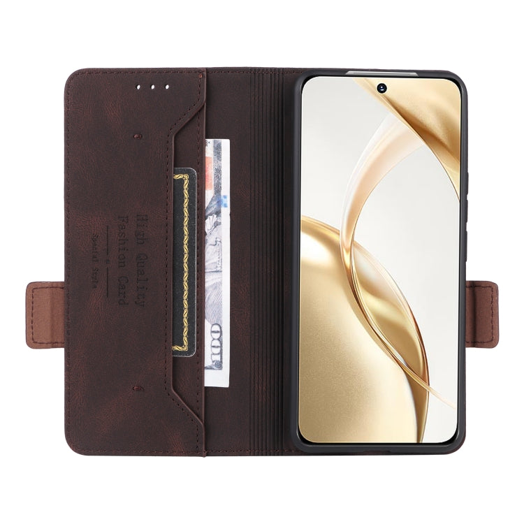 For Honor 200 Magnetic Clasp Flip Leather Phone Case