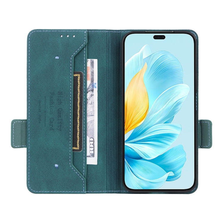 For Honor 200 Lite Global Magnetic Clasp Flip Leather Phone Case