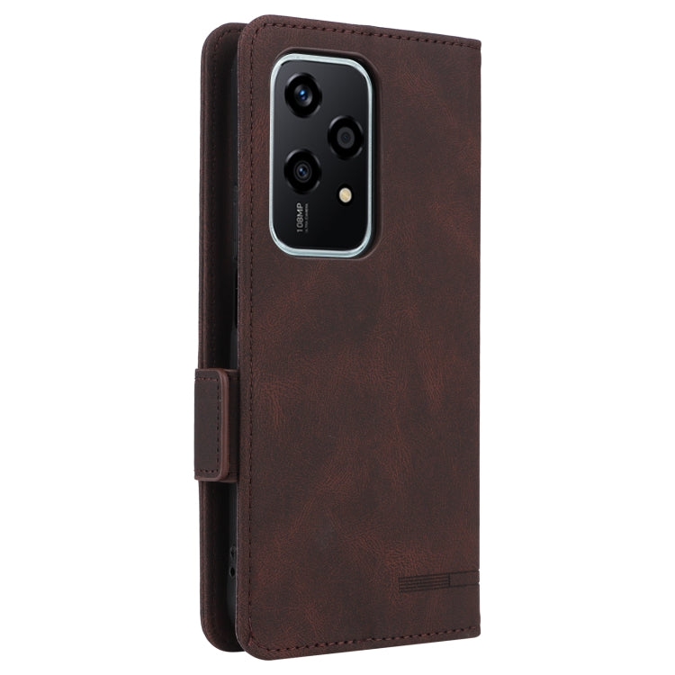 For Honor 200 Lite Global Magnetic Clasp Flip Leather Phone Case
