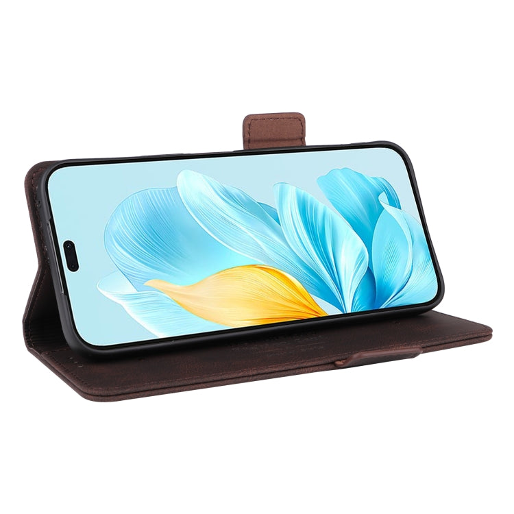 For Honor 200 Lite Global Magnetic Clasp Flip Leather Phone Case
