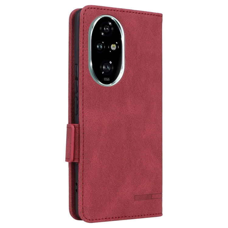 For Honor 200 Pro Magnetic Clasp Flip Leather Phone Case