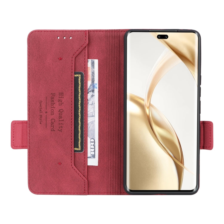 For Honor 200 Pro Magnetic Clasp Flip Leather Phone Case