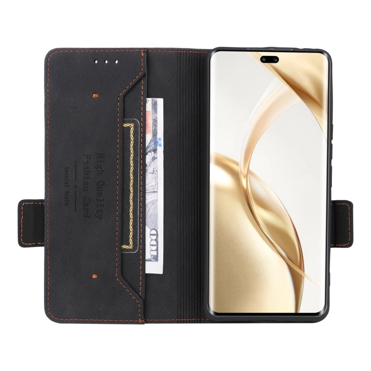 For Honor 200 Pro Magnetic Clasp Flip Leather Phone Case