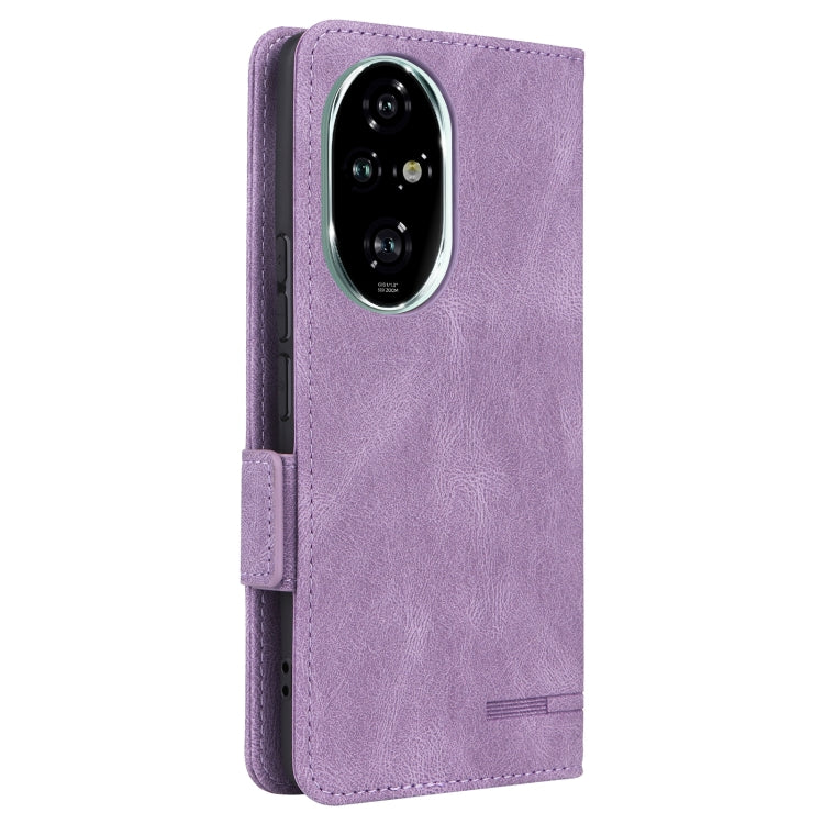 For Honor 200 Pro Magnetic Clasp Flip Leather Phone Case