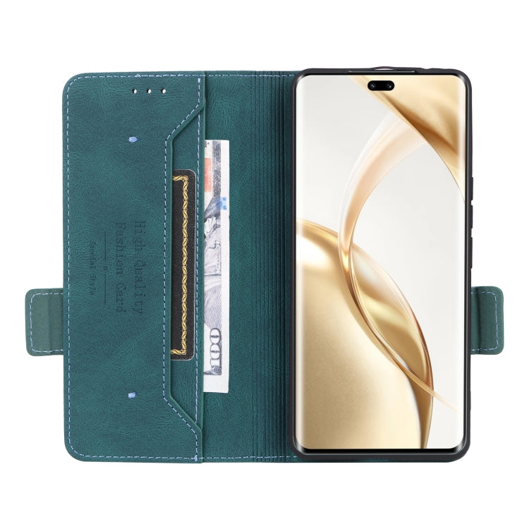 For Honor 200 Pro Magnetic Clasp Flip Leather Phone Case