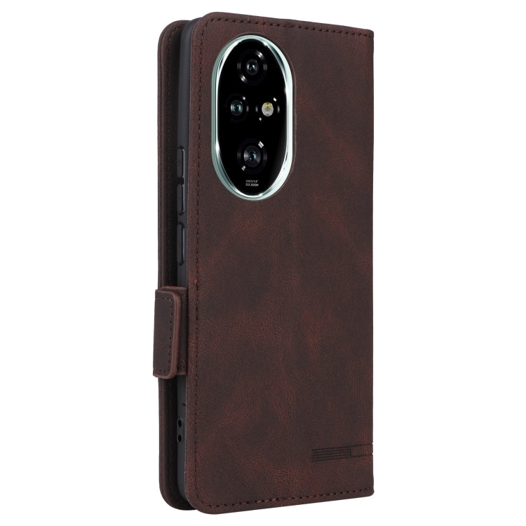 For Honor 200 Pro Magnetic Clasp Flip Leather Phone Case