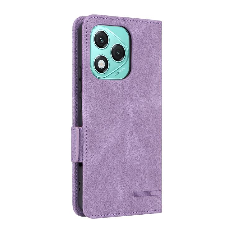 For Honor 400 Lite Global Magnetic Clasp Flip Leather Phone Case