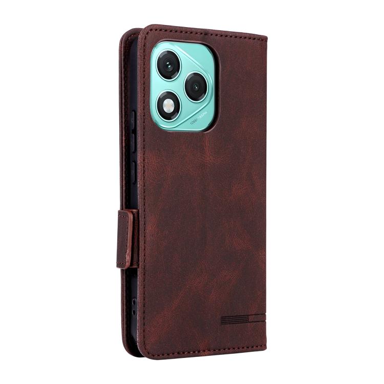 For Honor 400 Lite Global Magnetic Clasp Flip Leather Phone Case