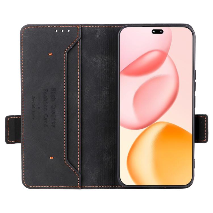 For Honor 400 Pro Global 160.8mm Magnetic Clasp Flip Leather Phone Case