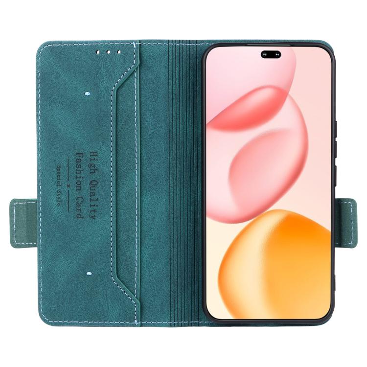 For Honor 400 Pro Global 160.8mm Magnetic Clasp Flip Leather Phone Case