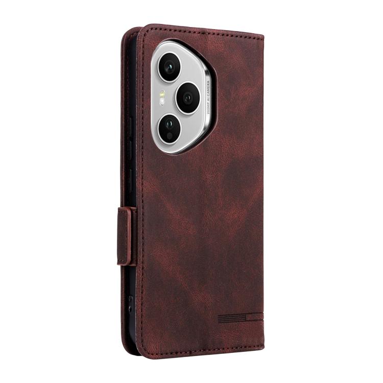 For Honor 400 Pro Global 160.8mm Magnetic Clasp Flip Leather Phone Case