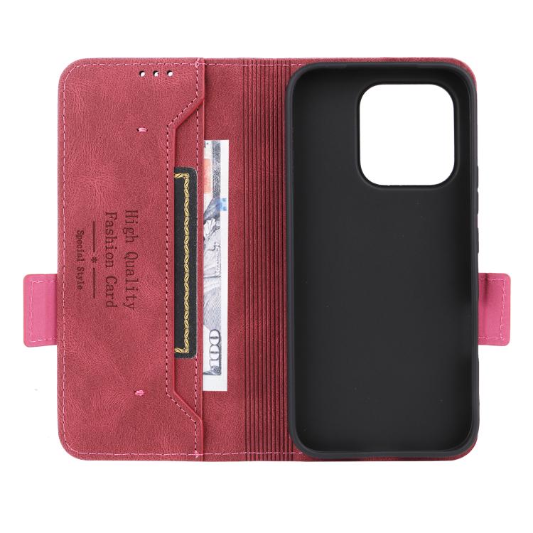 For Honor 600 Lite Global Magnetic Clasp Flip Leather Phone Case