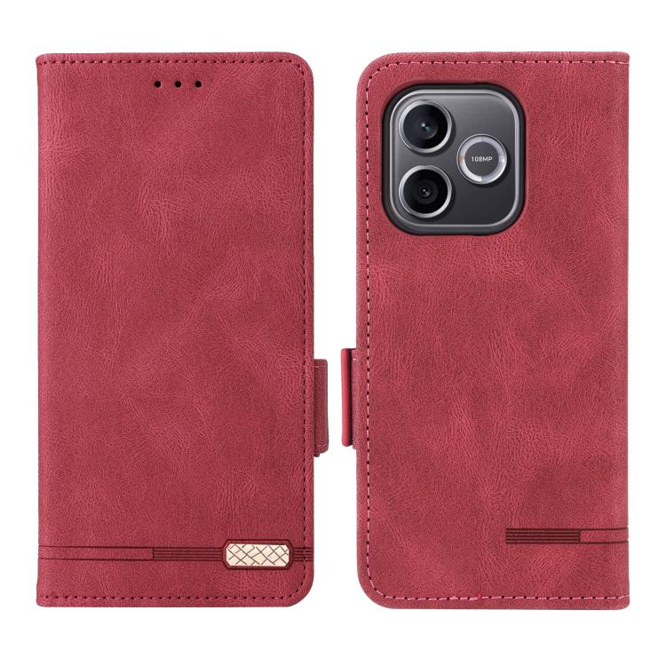 For Honor 600 Lite Global Magnetic Clasp Flip Leather Phone Case