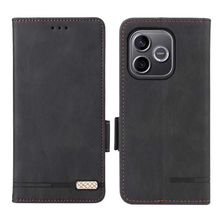 For Honor 600 Lite Global Magnetic Clasp Flip Leather Phone Case