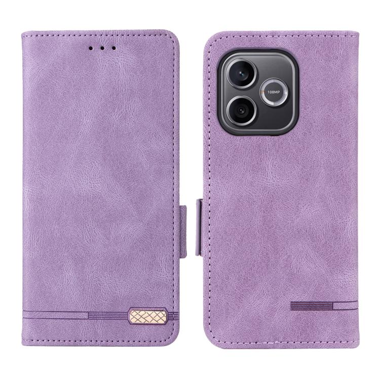 For Honor 600 Lite Global Magnetic Clasp Flip Leather Phone Case