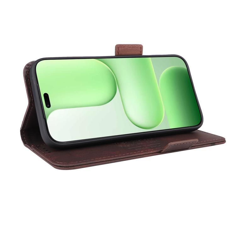 For Honor 600 Lite Global Magnetic Clasp Flip Leather Phone Case