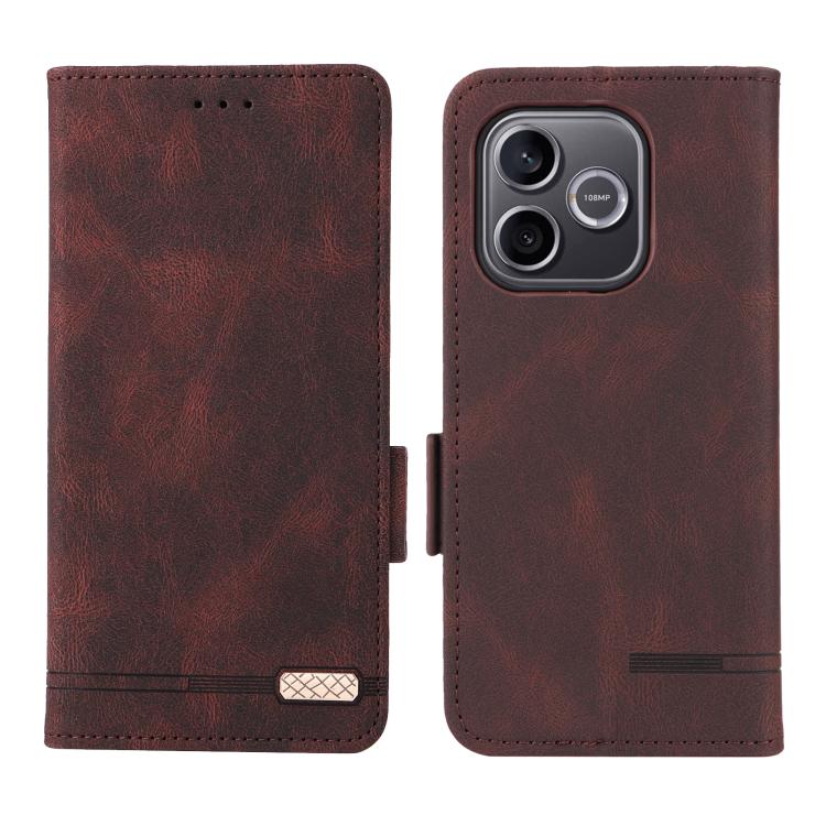 For Honor 600 Lite Global Magnetic Clasp Flip Leather Phone Case