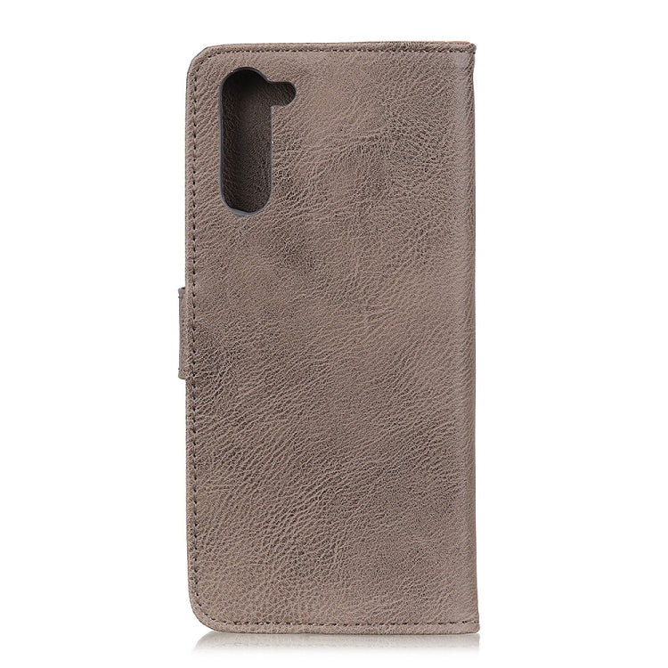 For OnePlus Nord KHAZNEH Cowhide Texture Horizontal Flip Leather Case with Holder & Card Slots & Wallet