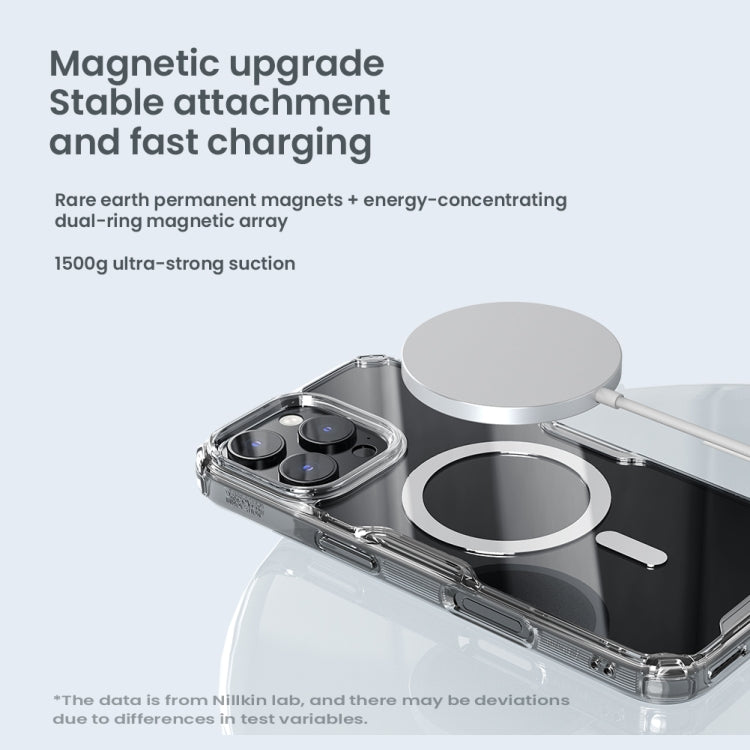 For iPhone 16 Pro NILLKIN Ultra Clear Magsafe PC + TPU Phone Case