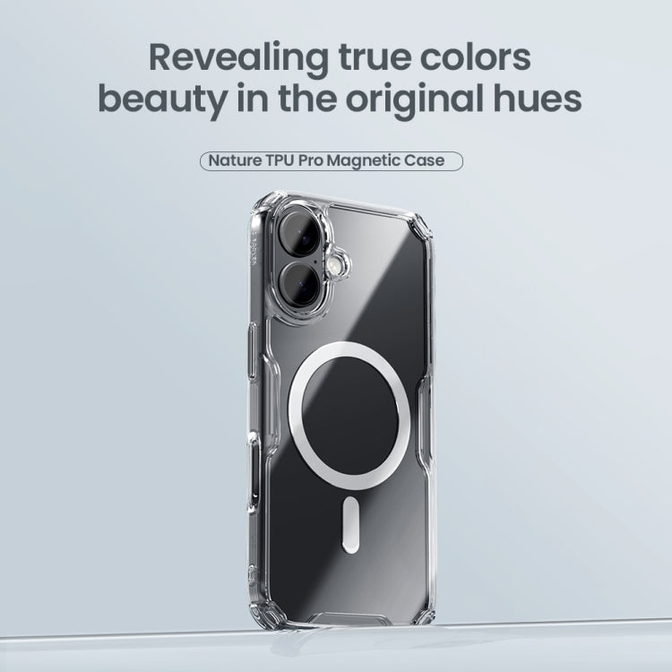 For iPhone 16 Plus NILLKIN Ultra Clear Magsafe PC + TPU Phone Case