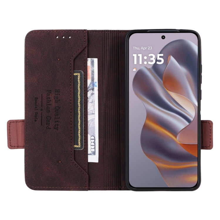 For Motorola Edge 50 Neo 5G Magnetic Clasp Leather Phone Case
